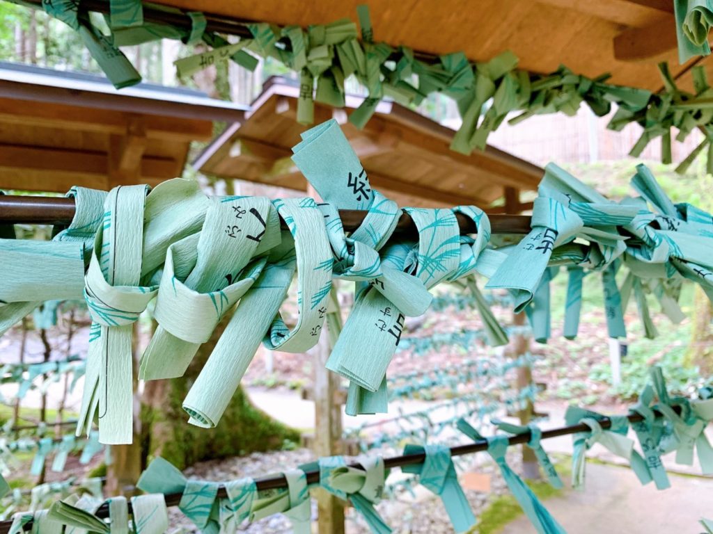 貴船神社　結社　結び文